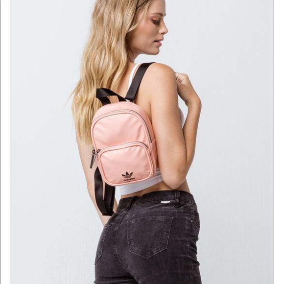 Adidas Faux Leather Mini Backpack